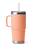 Rambler 25oz Straw Mug in Peach