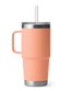 Rambler 25oz Straw Mug in Peach