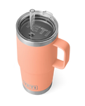 Rambler 25oz Straw Mug in Peach