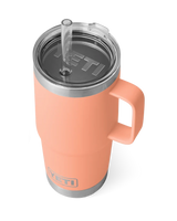 Rambler 25oz Straw Mug in Peach