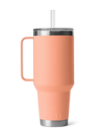 Rambler 42oz Straw Mug in Peach