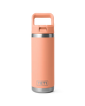 Rambler 18oz Straw Bottle in Peach