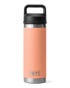 Rambler 18oz Bottle with Chug Cap in Peach