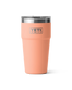 Rambler 20oz Stackable Cup in Peach