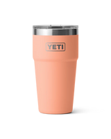 Rambler 20oz Stackable Cup in Peach