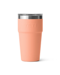 Rambler 20oz Stackable Cup in Peach