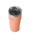 Rambler 20oz Stackable Cup in Peach