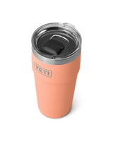 Rambler 20oz Stackable Cup in Peach