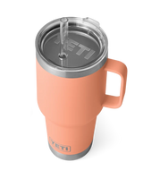 Rambler 35oz Straw Mug in Peach