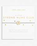 A Little 'Strong Mums Club' Bracelet in Silver & Gold