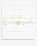 A Little 'Strong Mums Club' Bracelet in Silver & Gold