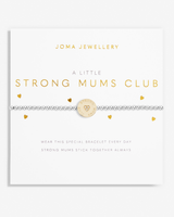 A Little 'Strong Mums Club' Bracelet in Silver & Gold