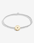 A Little 'Strong Mums Club' Bracelet in Silver & Gold