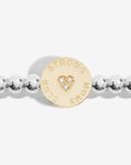 A Little 'Strong Mums Club' Bracelet in Silver & Gold