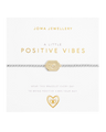 A Little Positive Vibes Bracelet in Silver & Gold