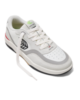 The Cariuma Mens Uba Pro Shoes in Smoke White, Red & Black