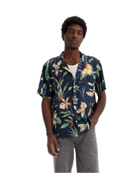 The Levi's® Mens Sunset Camp Shirt in Floral Navy Blazer