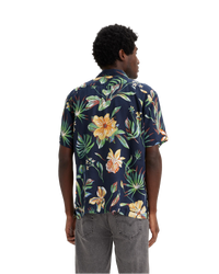 The Levi's® Mens Sunset Camp Shirt in Floral Navy Blazer