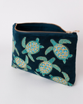 The Elizabeth Scarlet Turtle Everyday Pouch in Marine Navy