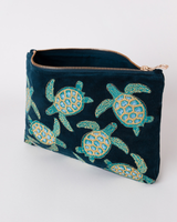 The Elizabeth Scarlet Turtle Everyday Pouch in Marine Navy