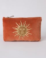 The Elizabeth Scarlet Sun Goddess Mini Pouch in Rust