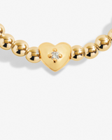 The Joma Jewellery A Little 'Happy Birthday' Bracelet in Gold Plating