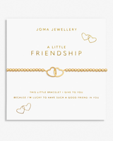 The Joma Jewellery A Little 'Friendship' Bracelet in Gold