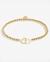 The Joma Jewellery A Little 'Friendship' Bracelet in Gold