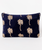 The Elizabeth Scarlet Gold Palm Everyday Pouch in Navy