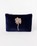 The Elizabeth Scarlet Gold Palm Mini Pouch in Navy