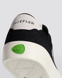 Hoefler T20 Shoes in Black Suede & Ivory
