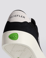 Hoefler T20 Shoes in Black Suede & Ivory