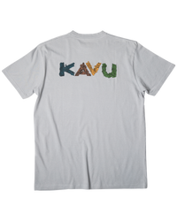 The Kavu Mens Doodle Days T-Shirt in Ultimate Grey