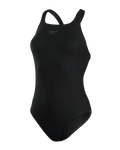 The Speedo Womens Eco Endurance+ Medalist Swimsuit in Black
