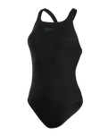 The Speedo Womens Eco Endurance+ Medalist Swimsuit in Black