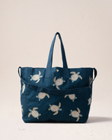 The Elizabeth Scarlett Turtle Conservation Carryall in Ink Blue