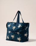 The Elizabeth Scarlett Turtle Conservation Carryall in Ink Blue