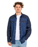 The Levi's® Mens Barstow Western Standard Shirt in Indigo