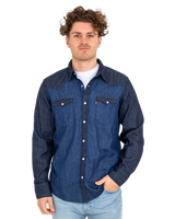 The Levi's® Mens Barstow Western Standard Shirt in Indigo