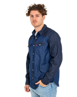 The Levi's® Mens Barstow Western Standard Shirt in Indigo