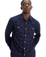 The Levi's® Mens Barstow Western Standard Shirt in Dark Indigo