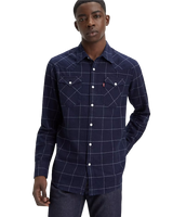 The Levi's® Mens Barstow Western Standard Shirt in Dark Indigo