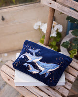 Whale Everyday Pouch in Navy