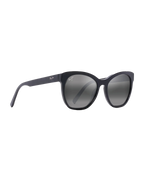 The Maui Jim Alulu Polarised Cat Eye Sunglasses in Gloss Black & Neutral Grey