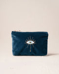 Mystical Eye Mini Pouch in Ink Blue