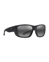 The Maui Jim Amberjack Polarised Sunglasses in Matte Black & Neutral Grey