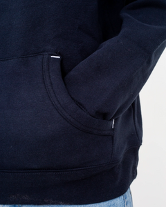 Polzeath Hoodie in French Navy & White