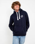 Polzeath Hoodie in French Navy & White