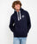 Polzeath Hoodie in French Navy & White