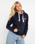 Polzeath Hoodie in French Navy & Lilac